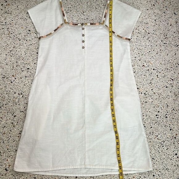 Faherty 100% organic cotton mini dress small s white - Picture 3 of 8
